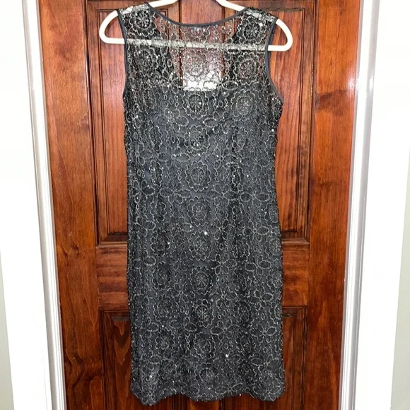 adrianna papell grey dress Adrianna Papell Platinum 40417 main image 1